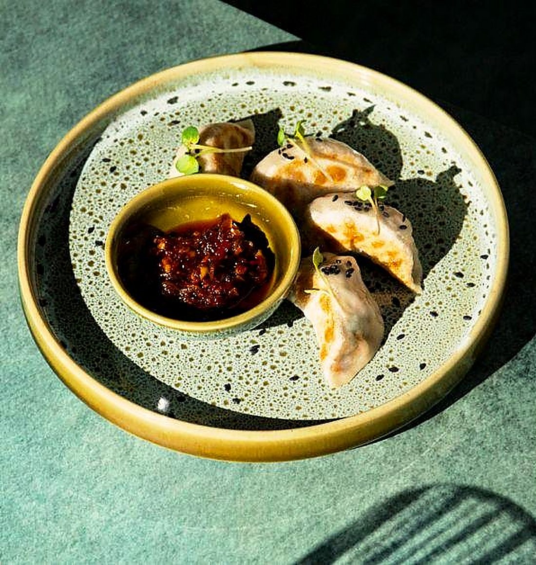 Pan-Fried Gyoza (stand-in photo)